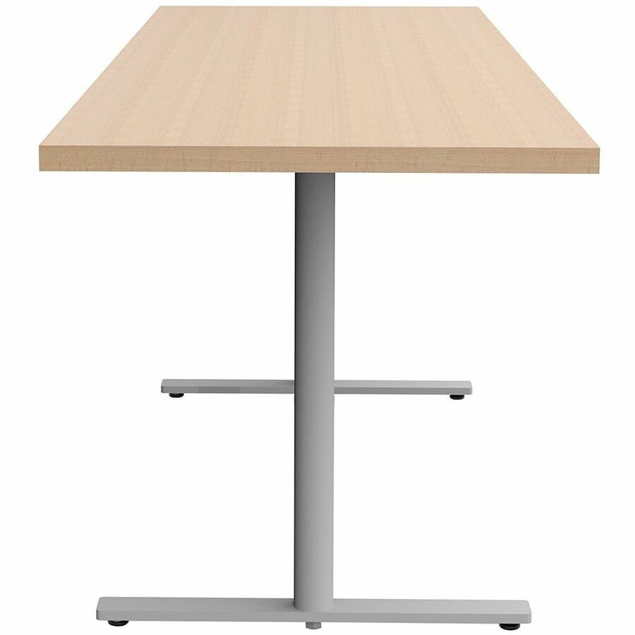 Safco Jurni Multi-Purpose Table with T-Leg & Glides, 72" x 24", Fusion Maple, Laminate Top, 29" Height, 1 Each