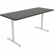 Safco Jurni Multi-Purpose Table with T-Leg & Glides, 60" x 24" x 29", Laminate Top, Asian Night Finish, 1 Each