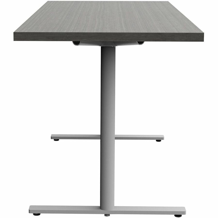 Safco Jurni Multi-Purpose Table with T-Leg & Glides, 60" x 24" x 29", Laminate Top, Asian Night Finish, 1 Each