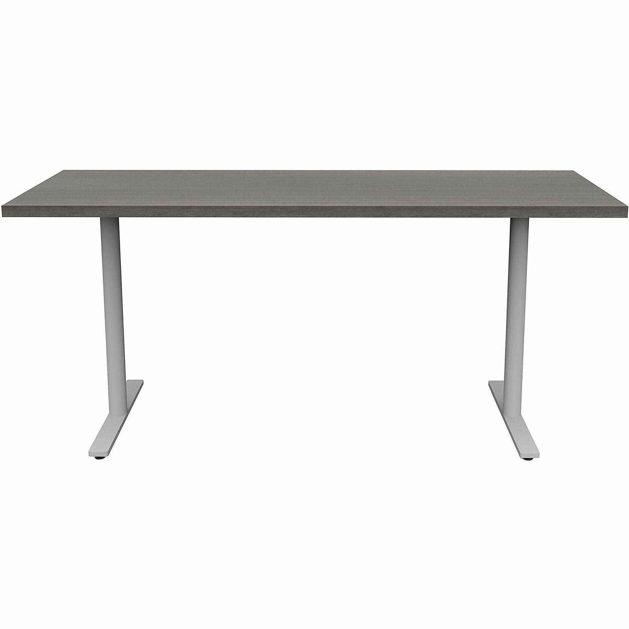 Safco Jurni Multi-Purpose Table with T-Leg & Glides, 60" x 24" x 29", Laminate Top, Asian Night Finish, 1 Each