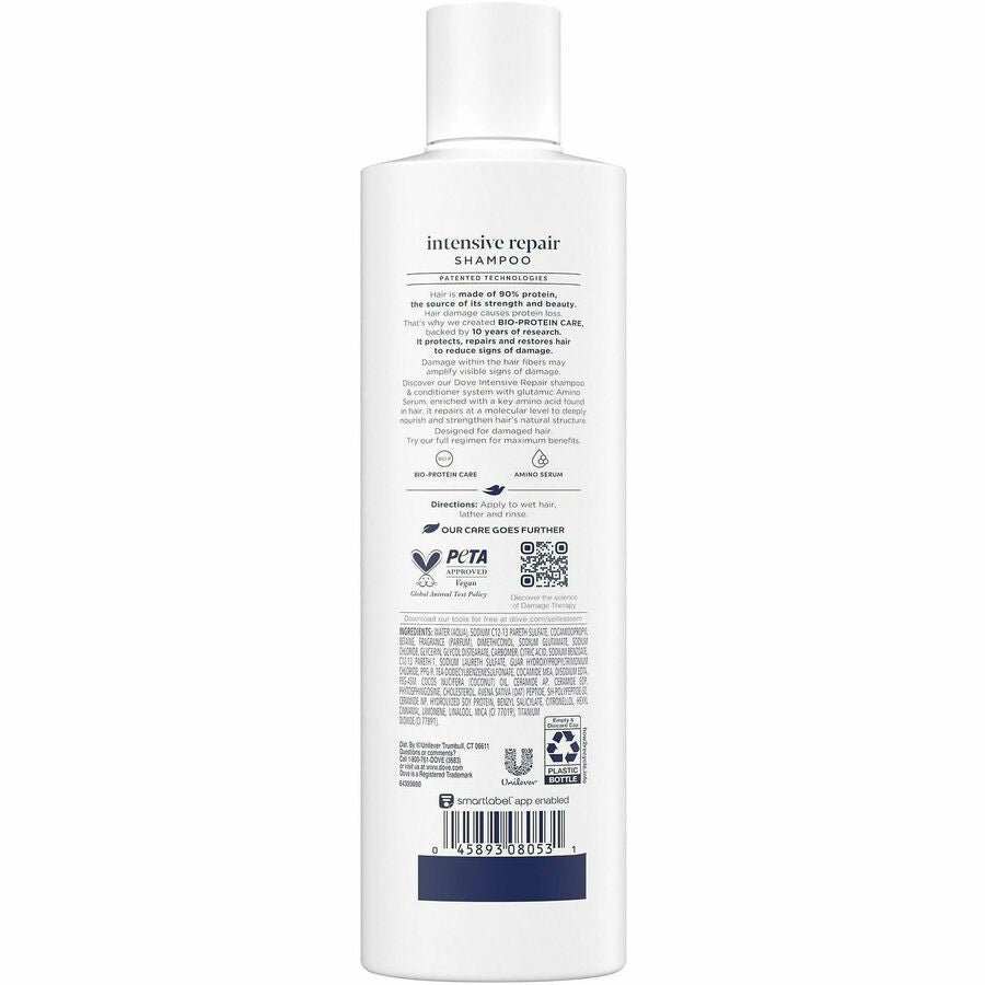 For Curly Hair - 12 fl oz (354.9 mL) - Bottle Dispenser - Hair - White - 1 Each