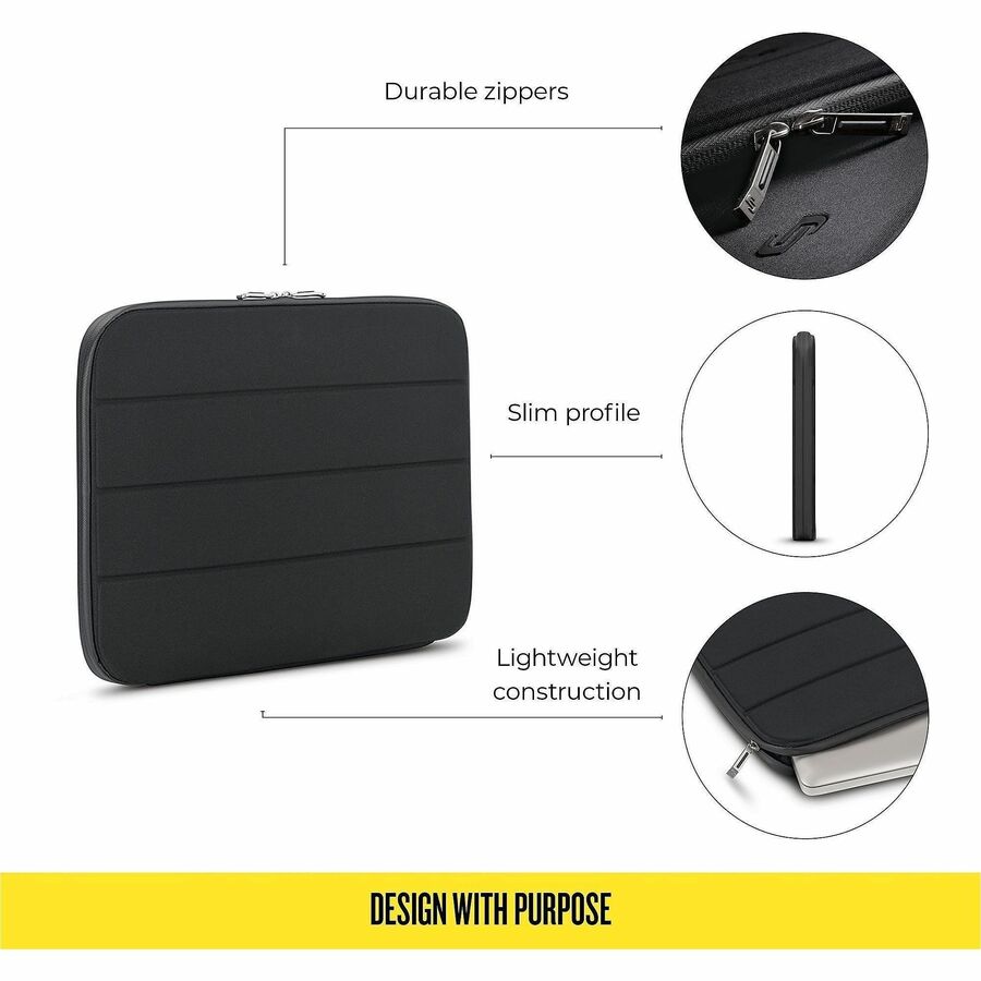 Scratch Resistant - Neoprene Body - Checkpoint Friendly - 13" Height x 1.5" Width x 17.5" Depth - 1 Each