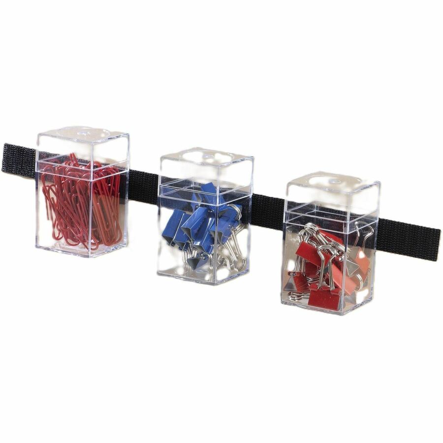 VELCRO&reg; High-Strength Fastener - 25 yd Length x 2" Width - Black - Polyamide - Dust Resistant, Temperature Resistant - For Mounting, Project, Indoor, Nail, Screw, Stainless Steel, Glass, Plastic, Aluminum - 1 Box