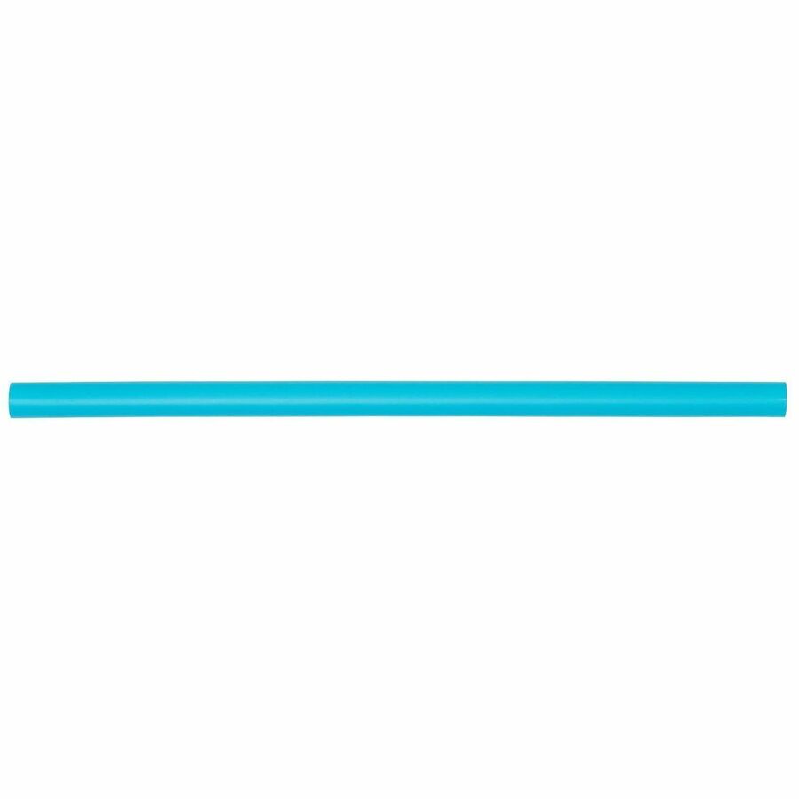 Phade Compostable Straws - 9" Height x - Polyhydroxyalkanoate (PHA) - Caribbean Blue - 180 / Box