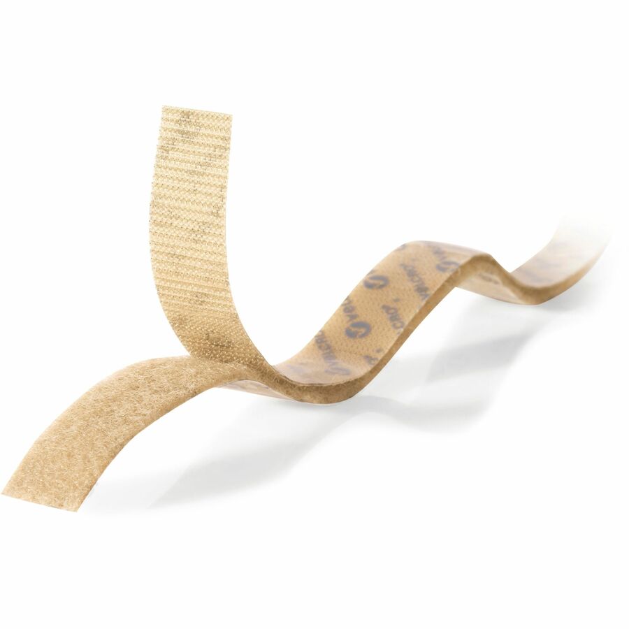 15 ft Length x 0.75" Width - Beige - Dispenser Included - For Multipurpose, Wall, Home, School, Mounting - 1 Roll