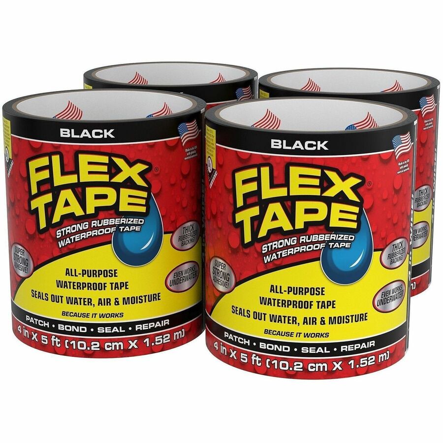 TAPE;4"X5;BLK