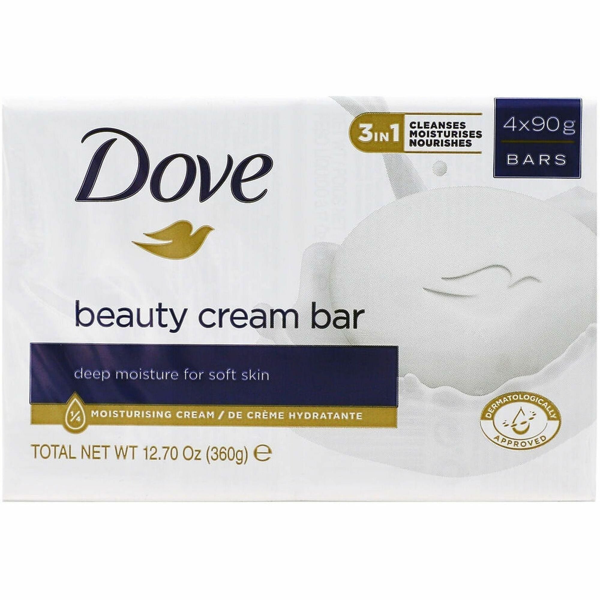 3.17 oz - Face, Body, Hand - Moisturizing - White - Pleasant Scent, Non-irritating - 12 / Carton
