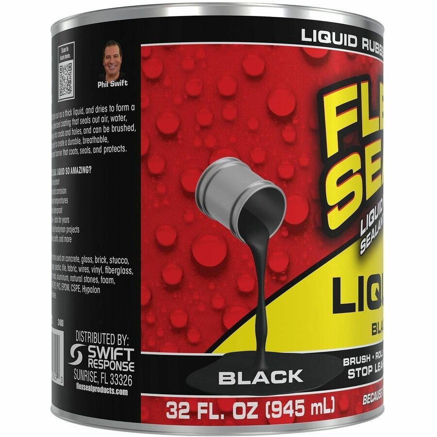 RUBBER;LIQUID;32FL;OZ;BLACK