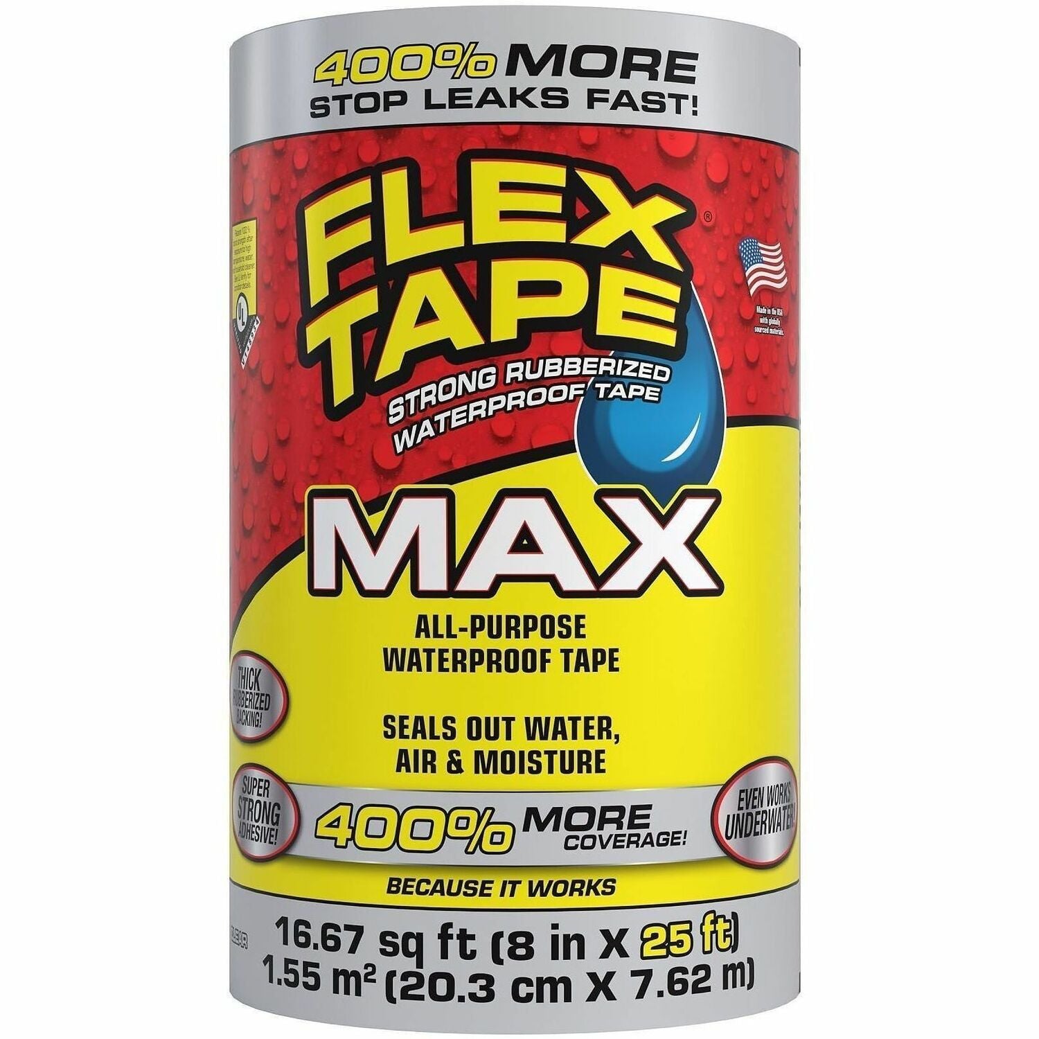 TAPE;MAX;8"X25;CLEAR