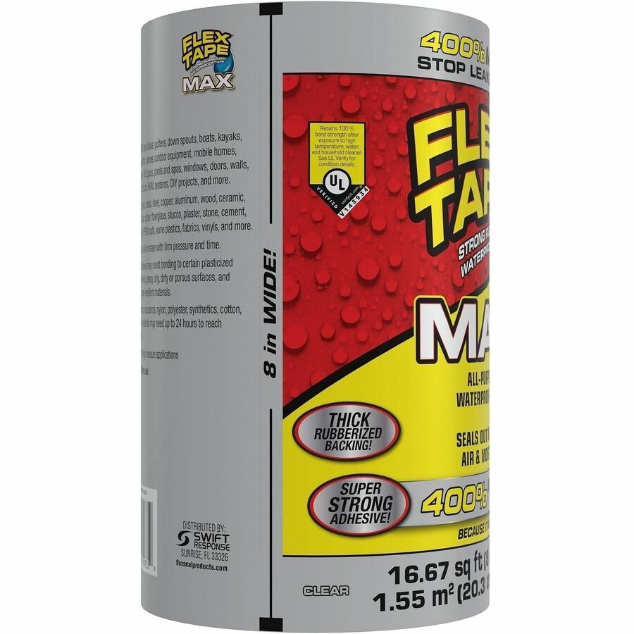 TAPE;MAX;8"X25;CLEAR