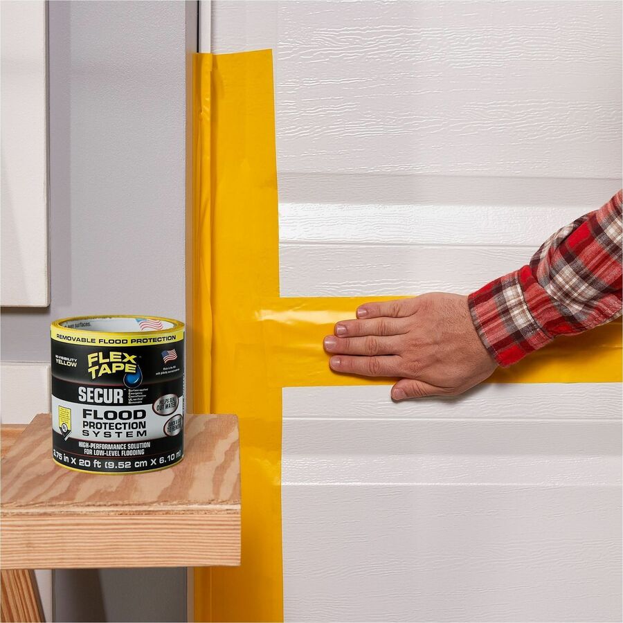 TAPE;3.75"X20;YELLOW