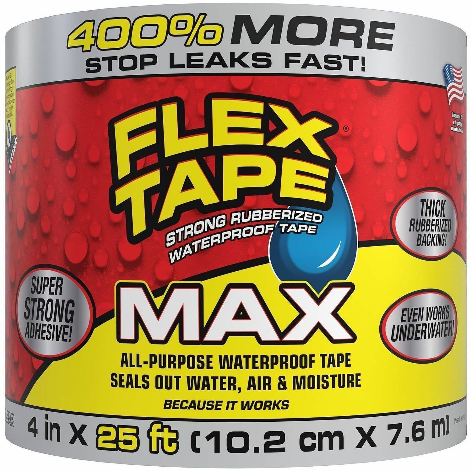 TAPE;MAX;4"X25;CLEAR