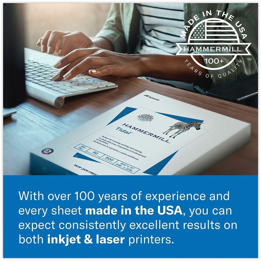 100 Brightness - 98% Opacity - 18" x 12" - 80 lb Basis Weight - Acid-free, Ultra Smooth, Heavyweight, Jam-free, Non-yellowing, Long Lasting - 1000 / Carton