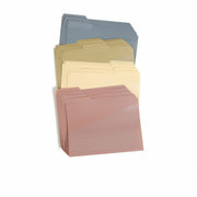 Smead Poly 1/3-Cut Top Tab Letter File Folders, Assorted Colors, 1" Expansion, 225-Sheet Capacity, 1 Front Pocket, Tear & Water Resistant, 30/Box