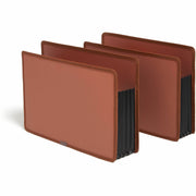 8 1/2" x 11" - 1200 Sheets Capacity - 5 1/4" Expansion - Poly, Rubber - Redrope - Durable, Tear Resistant, Water Resistant, Reinforced Edges, Reinforced Gusset - 2 Unit