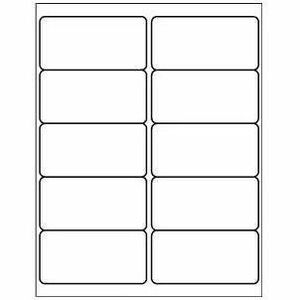 x 2" Width x 4" Length - Permanent Adhesive - Rectangle - Inkjet, Laser - White - Metallic Gold Border - Foil - Reflective, Smudge-free - 10 / Sheet - For Label Printer - 100 / Pack
