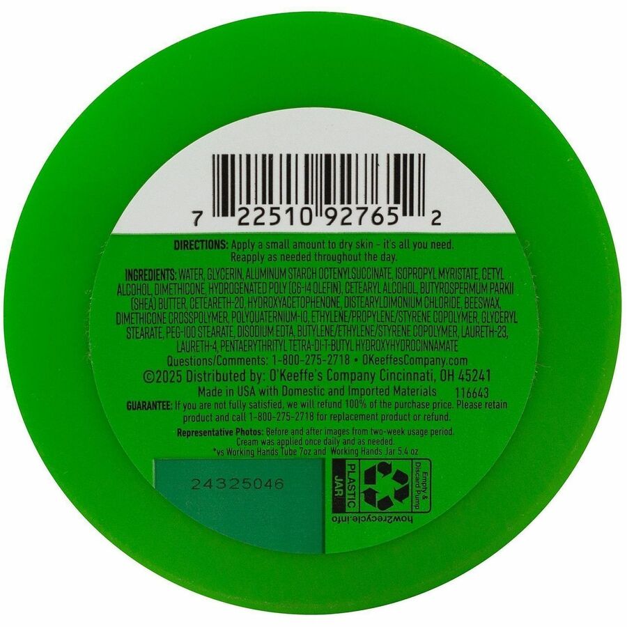Cream - For Dry Skin - Applicable on Hand - Skin - Moisturising, Non-greasy, Unscented - 1 Each