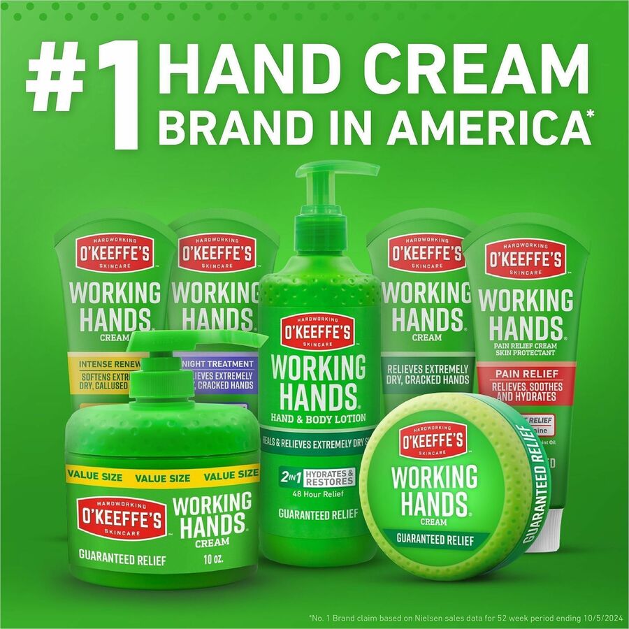 Cream - For Dry Skin - Applicable on Hand - Skin - Moisturising, Non-greasy, Unscented - 1 Each