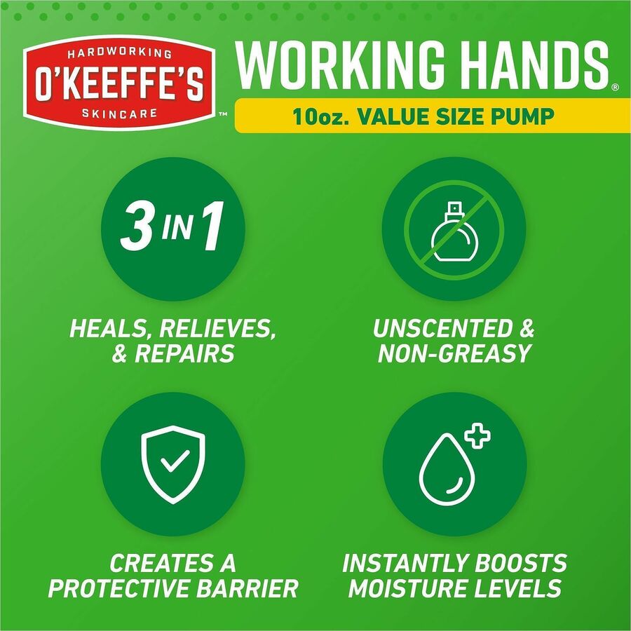 Cream - For Dry Skin - Applicable on Hand - Skin - Moisturising, Non-greasy, Unscented - 1 Each