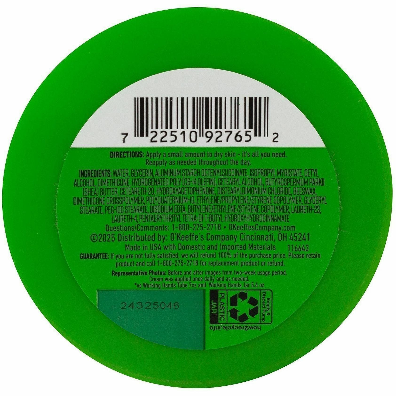 Cream - For Dry Skin - Applicable on Hand - Skin - Moisturising, Non-greasy, Unscented - 1 Each