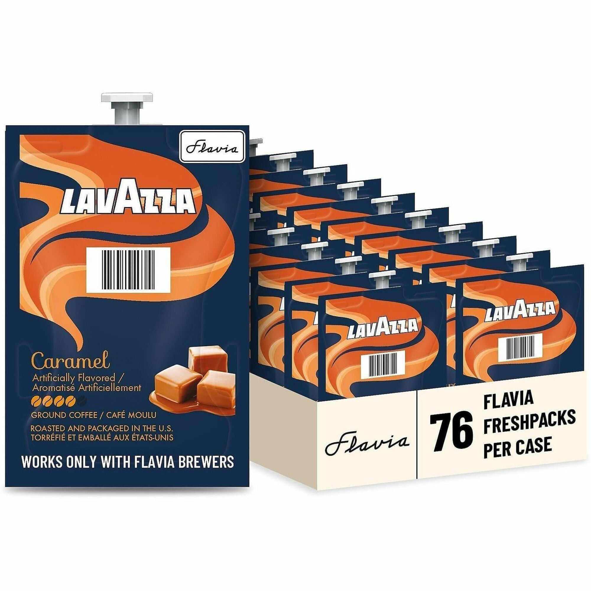 Compatible with Flavia Aroma, Flavia Creation 300, FLAVIA Creation 600 - Medium - Freshpack - Caramel - Kosher - 76 / Carton