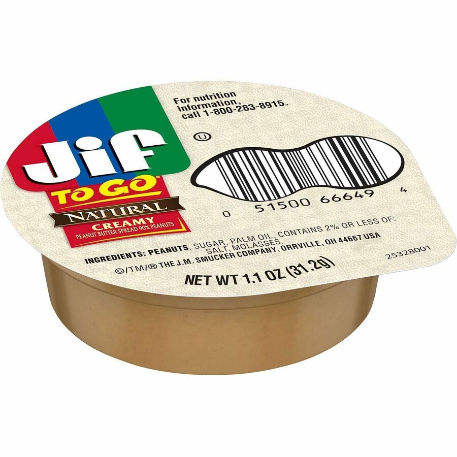 Natural, Creamy - 1.10 oz - 8 / Pack