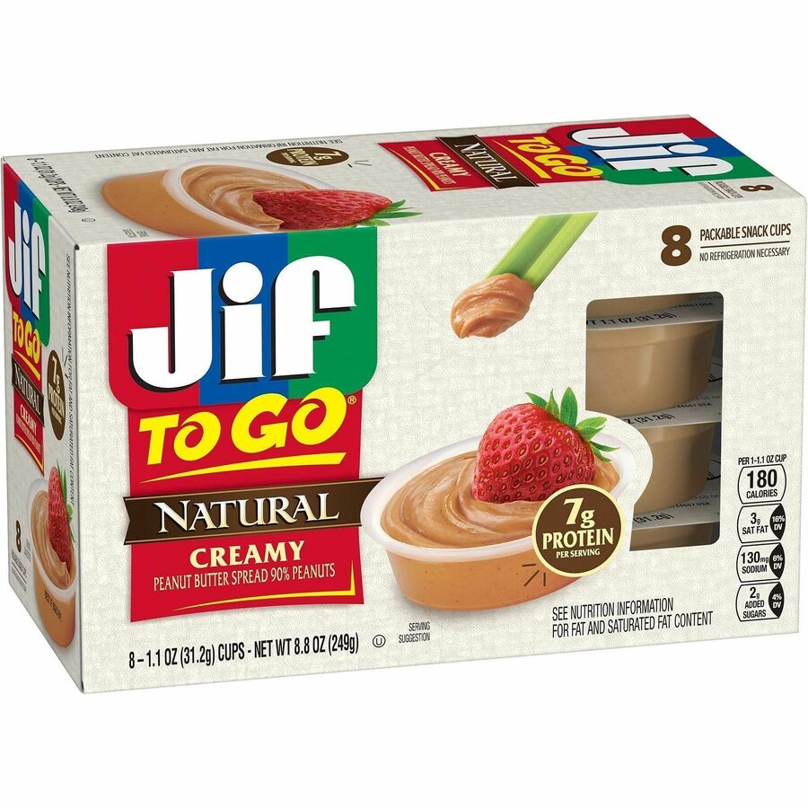Natural, Creamy - 1.10 oz - 8 / Pack