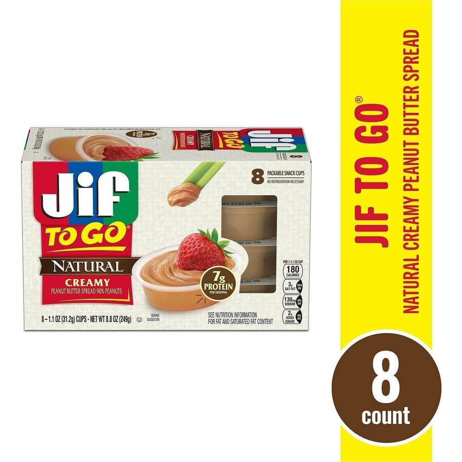 Natural, Creamy - 1.10 oz - 8 / Pack