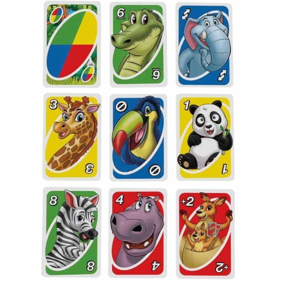 45 Card(s) - Animal - Matching - 2 to 4 Players - 1 Each