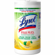 Wipe - 16.40 oz (1.02 lb) - Fresh Citrus Scent - Recommended For: Virus Remover, Bacteria Remover, Coronavirus - White - 6 / Carton