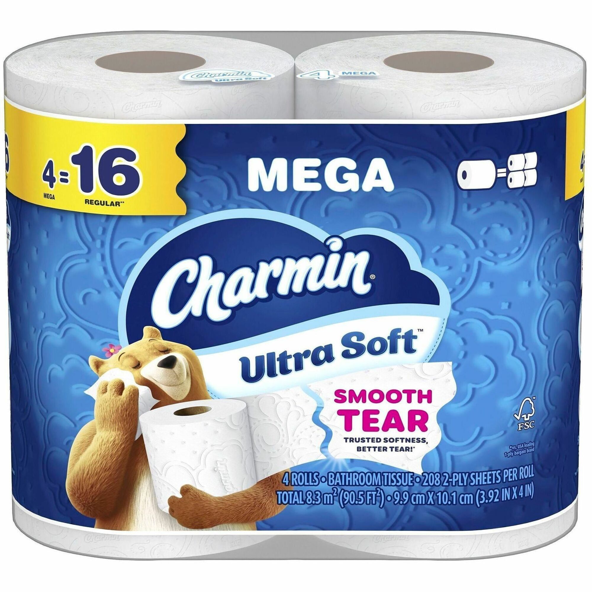2 Ply - Mega - White - 8 / Carton