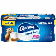 2 Ply - Mega - 208 Sheets/Roll - 4" Roll Diameter - 1 1/2" Core - Diamond Weave Texture - White - 1 Carton