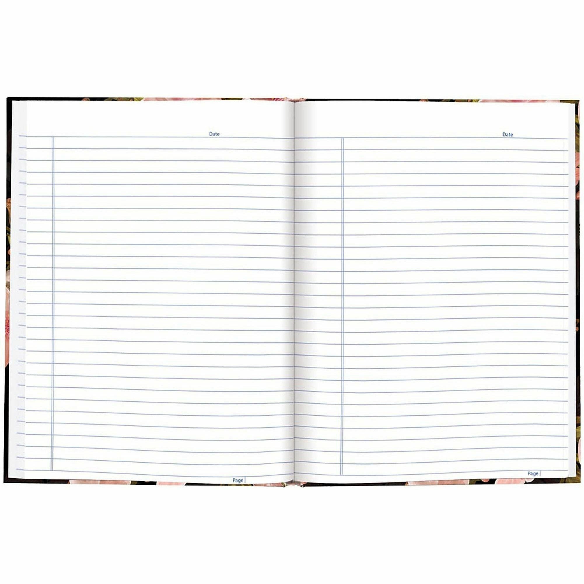 192 Pages - Ruled Margin - 9 1/4" x 7 1/4" Sheet Size - Cherry Tree Lane Cover - Smooth, Hard Cover, Sturdy, Self-adhesive Tab, Index Sheet, Acid-free Paper, Durable - Recycled - 1 Each