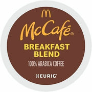 McCaf&eacute;&reg; K-Cup Breakfast Blend Coffee - Compatible with Keurig K-Cup Brewer - Light - 24 K-Cup - K-Cup - Breakfast Blend - 4 / Carton