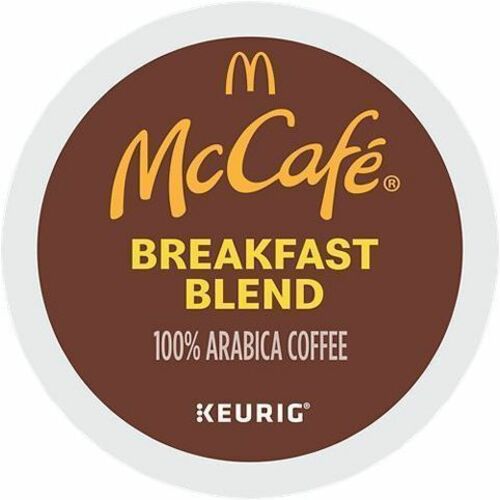 McCaf&eacute;&reg; K-Cup Breakfast Blend Coffee - Compatible with Keurig K-Cup Brewer - Light - 24 K-Cup - K-Cup - Breakfast Blend - 4 / Carton