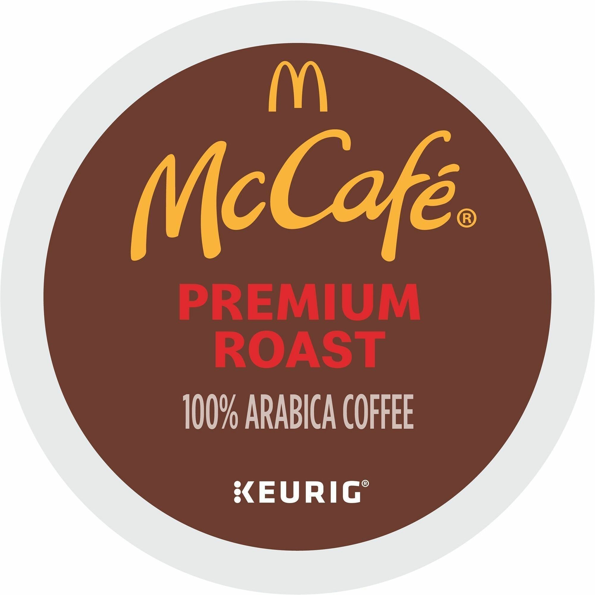 McCaf&eacute;&reg; K-Cup Premium Roast Coffee - Compatible with Keurig K-Cup Brewer - Medium - 24 K-Cup - K-Cup - Premium Roast - 4 / Carton