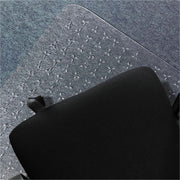 Floortex Cleartex TrYlok Chair Mat - Carpeted Floor, Chair, Indoor, Low Pile - 47" Length x 35" Width - Rectangular - Clear - 1 Each
