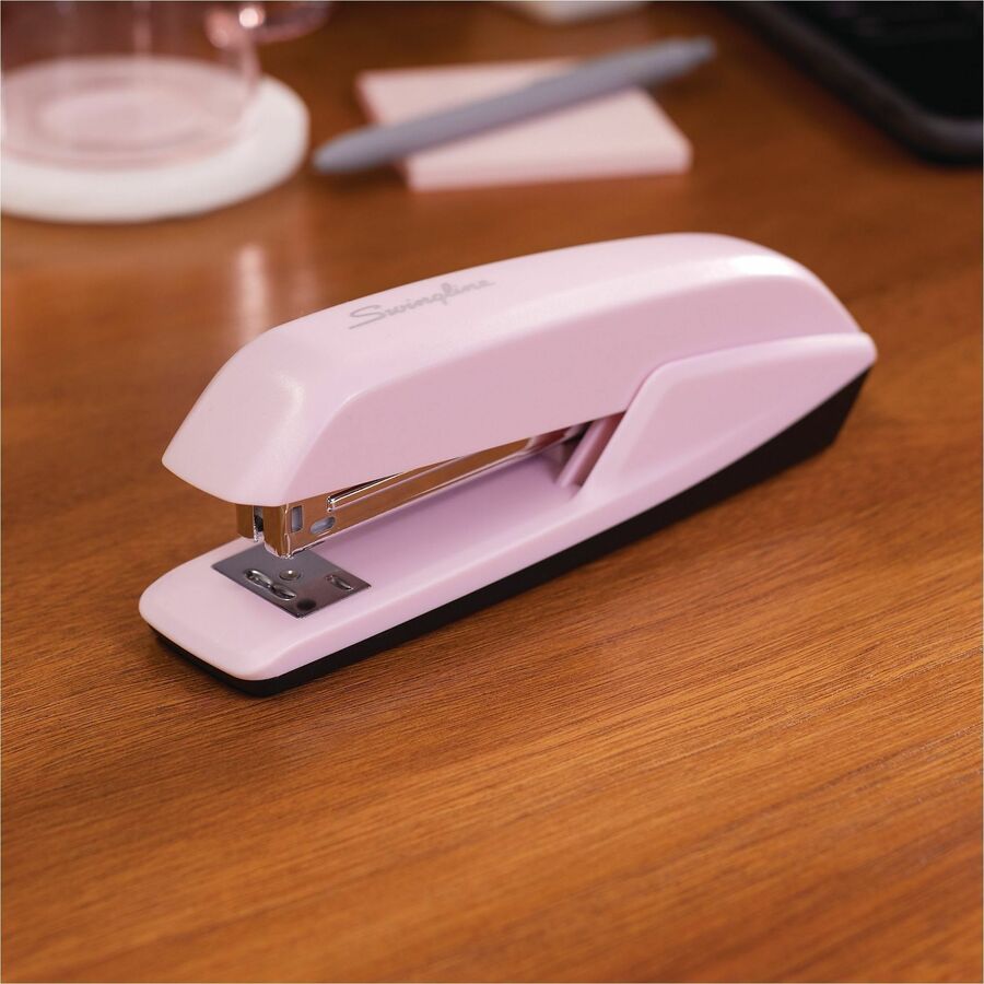 Swingline 545 Standard Desktop Stapler - Staples Upto 20 Sheet - Blush Pink - 1 Each