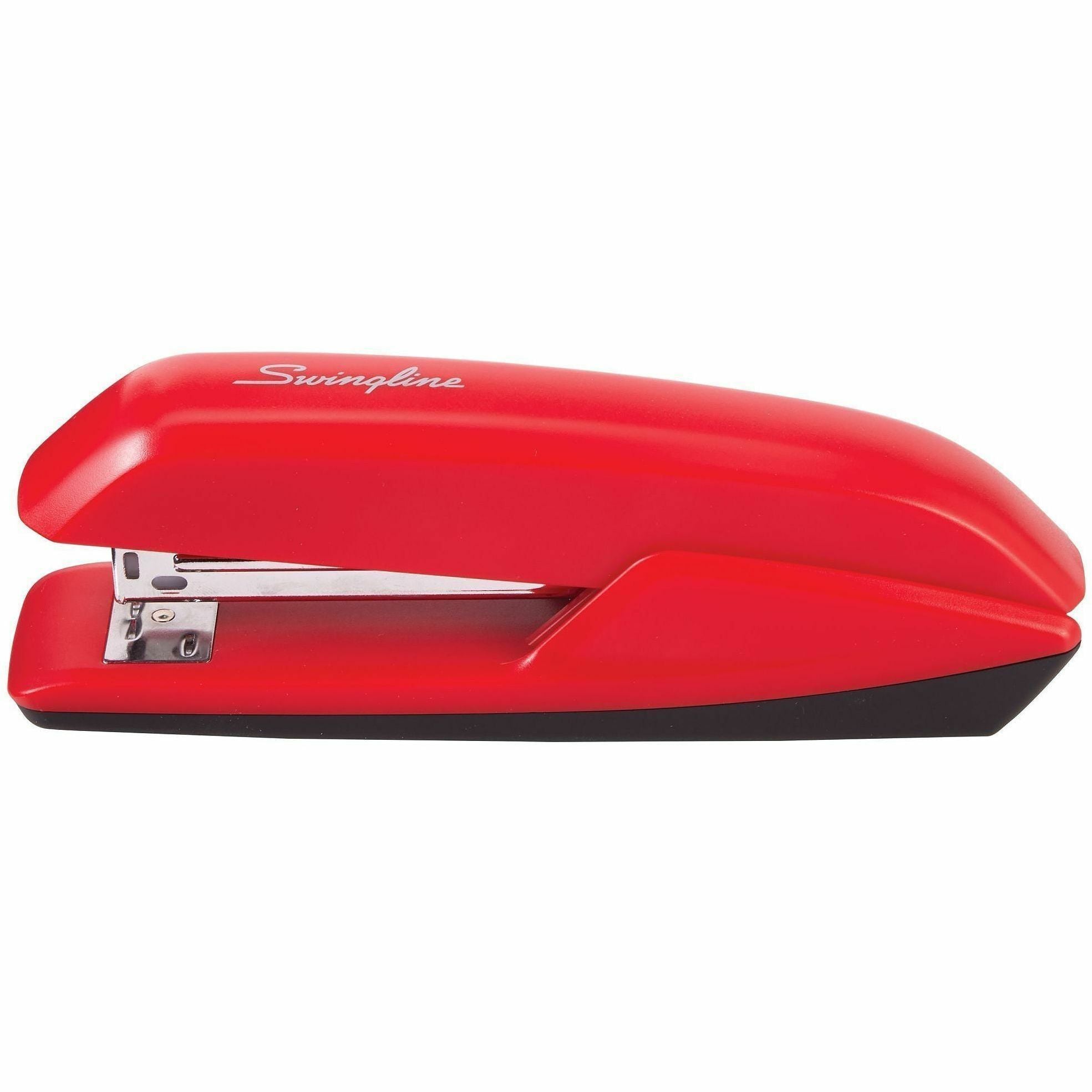 Swingline 545 Standard Desktop Stapler - Staples Upto 20 Sheet - Rio Red - 1 Each