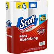 Scott Choose-A-Sheet Paper Towels - 108 Sheets/Roll - White - PaperRoll - 108 Sheets/Roll - 1 Each