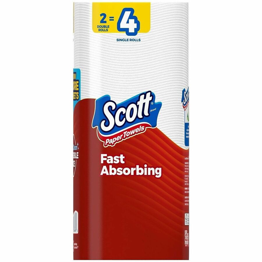 Scott Choose-A-Sheet Paper Towels - 108 Sheets/Roll - White - PaperRoll - 108 Sheets/Roll - 1 Each