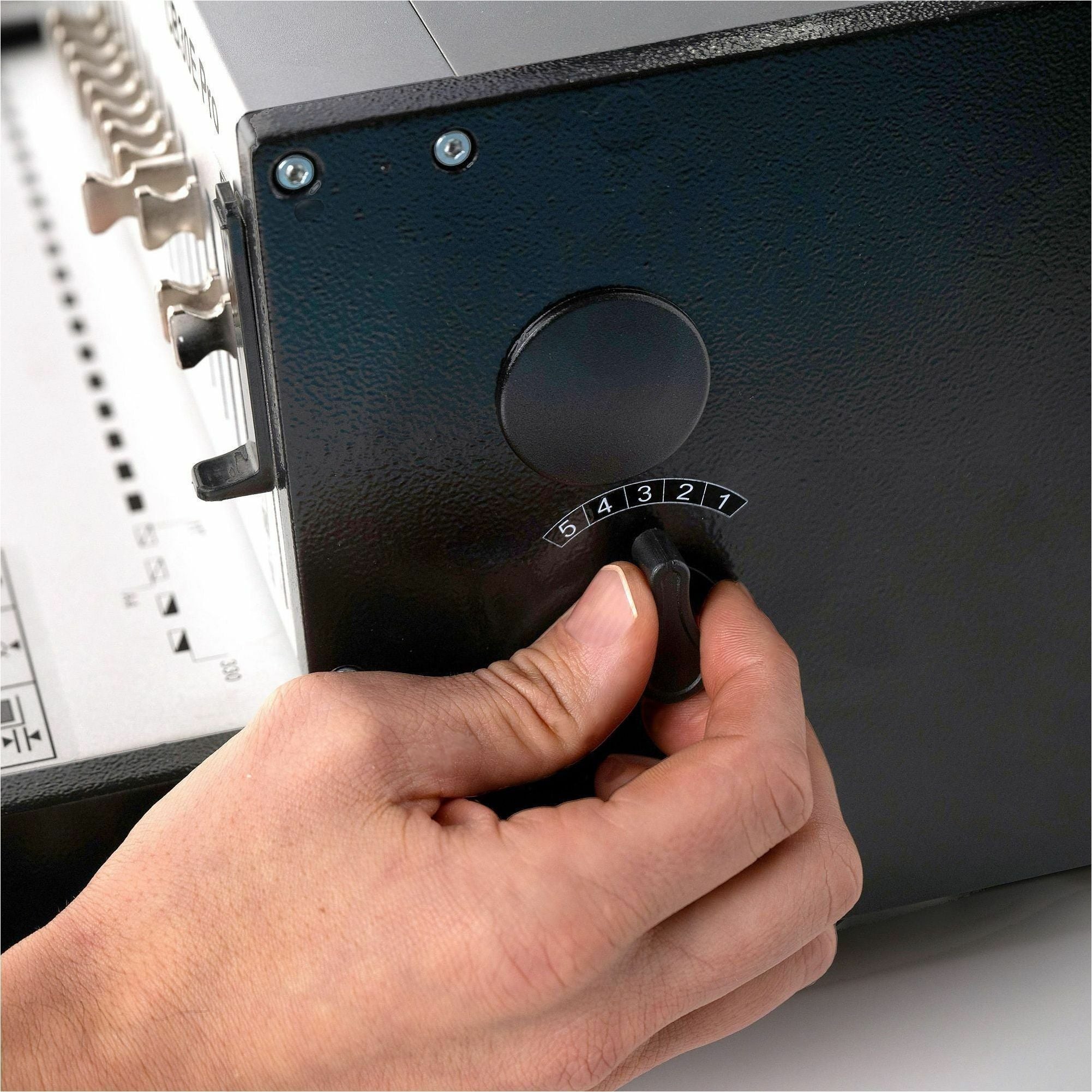 CombBind - 500 Sheet(s) Bind - 30 Punch - 12.5" Height x 18.7" Width x 20.1" Depth - Gray