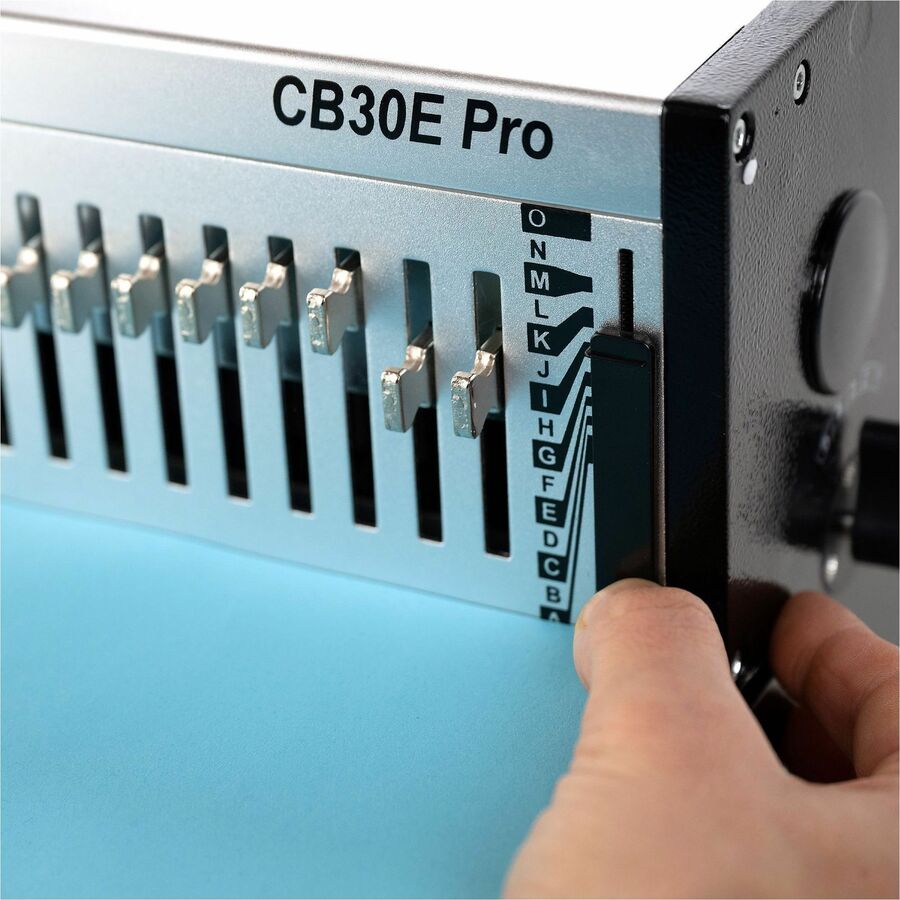 CombBind - 500 Sheet(s) Bind - 30 Punch - 12.5" Height x 18.7" Width x 20.1" Depth - Gray