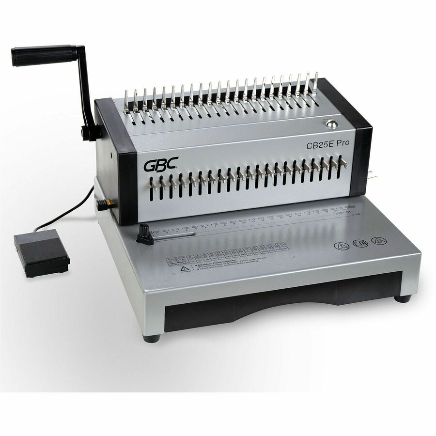 CombBind - 500 Sheet(s) Bind - 25 Punch - 9.9" Height x 15.4" Width x 13.9" Depth - Gray