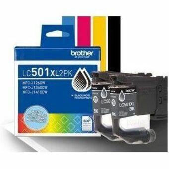 Brother Original High Yield Inkjet Ink Cartridge - Twin-pack - Black - 2 Pack - 1000 Pages