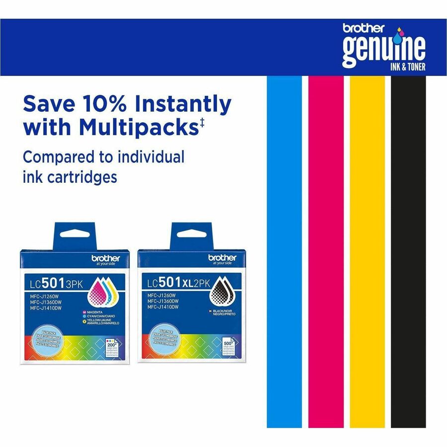 Brother Original High Yield Inkjet Ink Cartridge - Twin-pack - Black - 2 Pack - 1000 Pages