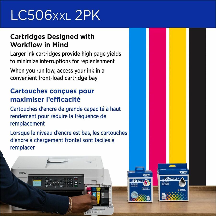 Brother Original Super High (XXL Series) Yield Inkjet Ink Cartridge - Black - 2 / Pack
