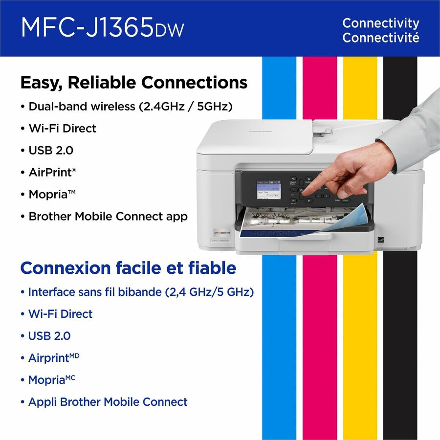 Copier/Printer/Scanner - 16 ppm Mono/9 ppm Color Print - 1200 x 6000 dpi Print - Automatic Duplex Print - Up to 2500 Pages Monthly - Color ADF Scanner - 1200 x 600 dpi Optical Scan - Wireless LAN - USB - For Plain Paper Print - 1 Each
