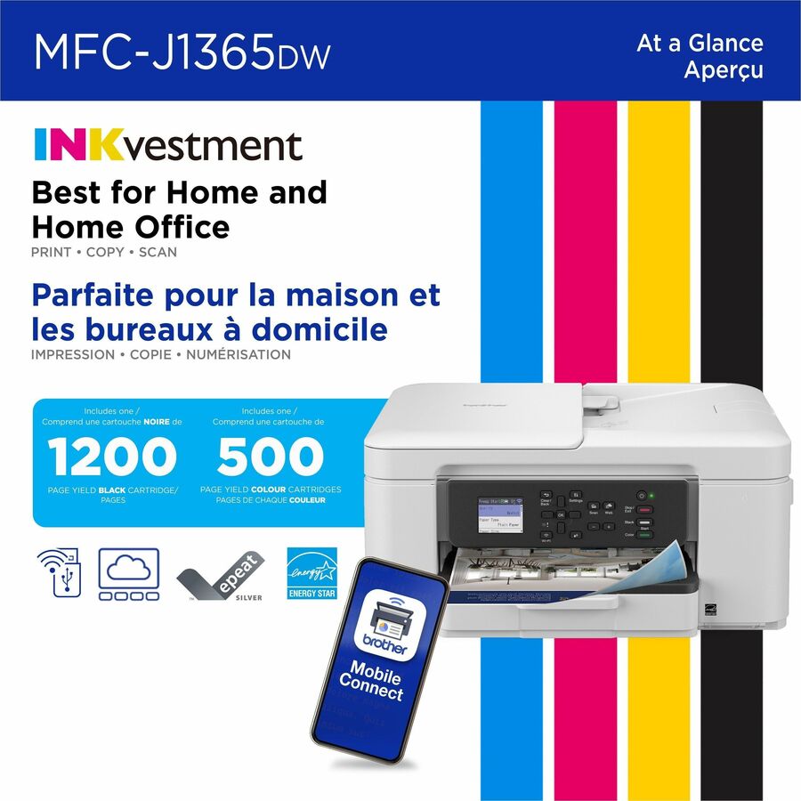 Copier/Printer/Scanner - 16 ppm Mono/9 ppm Color Print - 1200 x 6000 dpi Print - Automatic Duplex Print - Up to 2500 Pages Monthly - Color ADF Scanner - 1200 x 600 dpi Optical Scan - Wireless LAN - USB - For Plain Paper Print - 1 Each