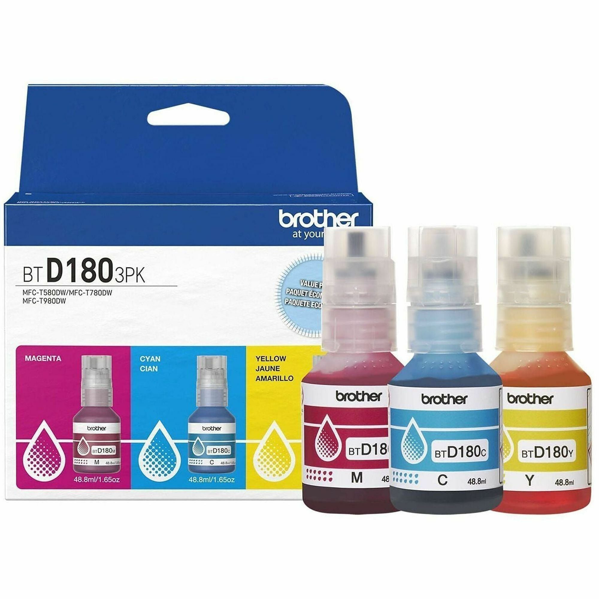 Inkjet - Cyan, Magenta, Yellow - 5000 Pages - High Yield - 1 Each